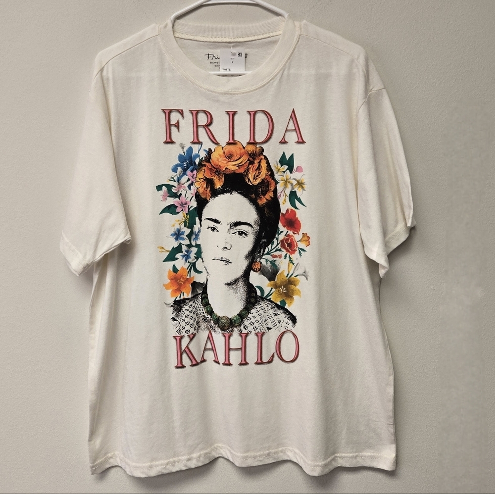 Frida Kahlo Graphic T-Shirt White L